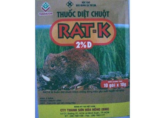 Thuốc diệt chuột Rat k, diệt chuột hiệu quả nhất năm 2015