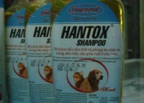 Thuốc diệt côn trùng, thuốc tắm chó mèo Hantox Shampoo năm 2015