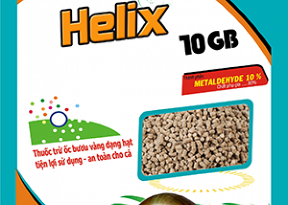 Thuốc diệt côn trùng ốc, thuốc trừ ốc HELIX 10GB giá rẻ